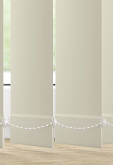 Orion (Blackout), Dairy Cream - Vertical Blind Slats